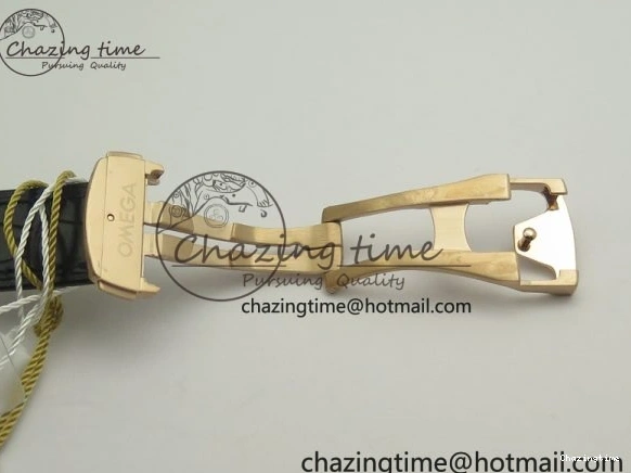 0113 Speedmaster ’57 Co-Axial RG OMF 1:1 Best Edition Black Dial On Leather Strap A9300 (Free Leather Strap) Resilient 8064